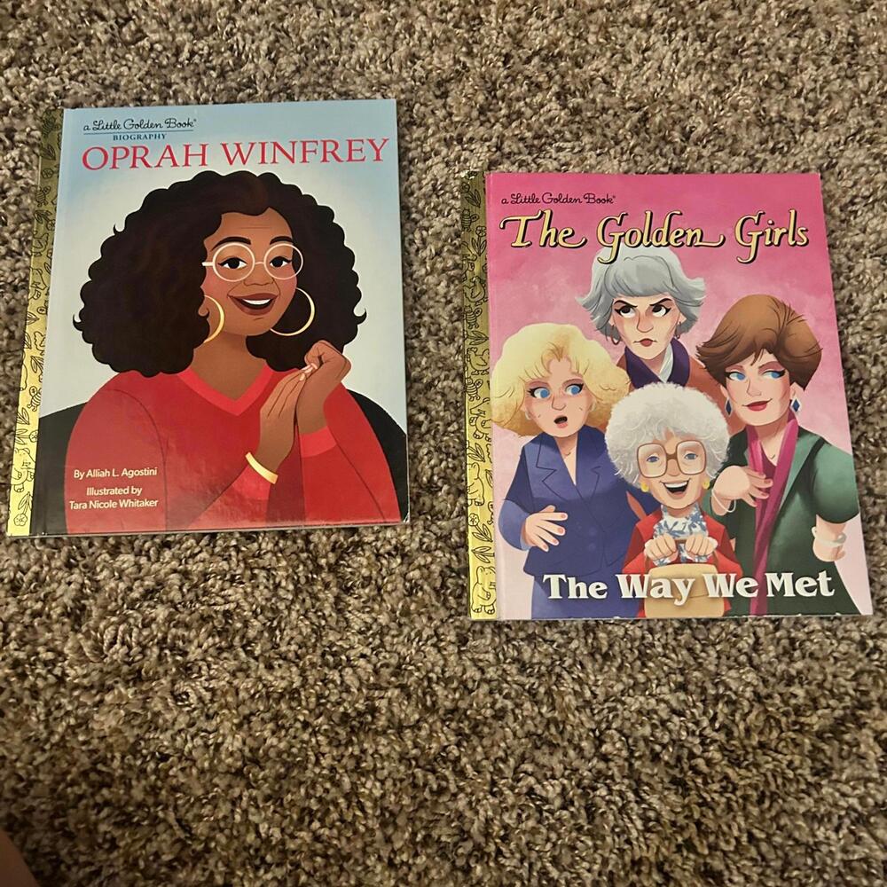 Little Golden Books Oprah Winfrey & The Golden Girls (NWT)